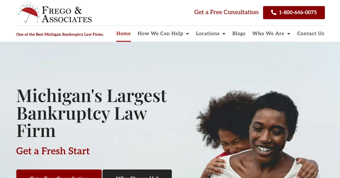 Frego & Associates website project