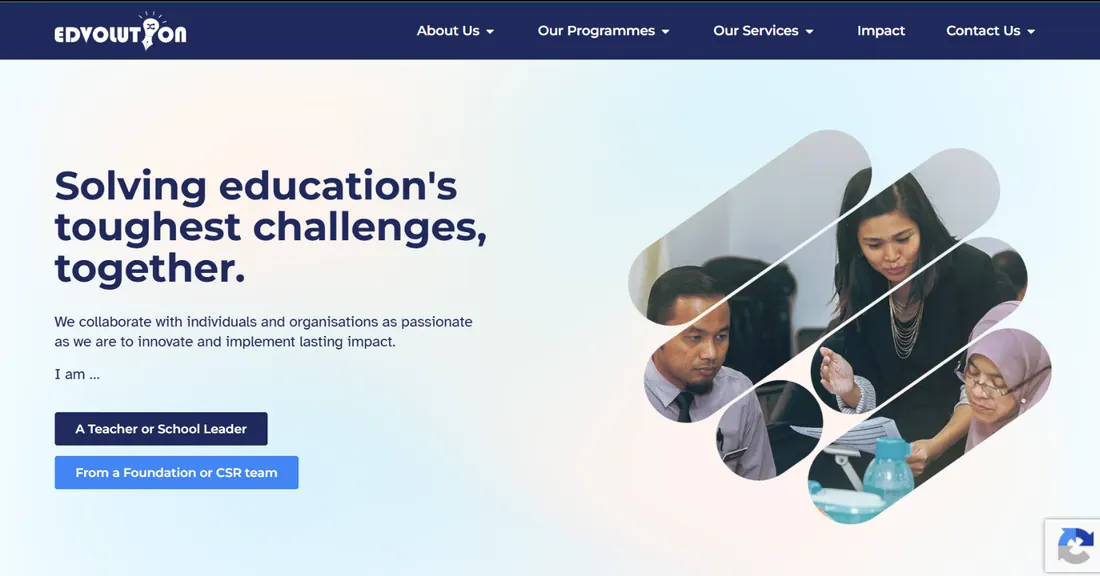 MyEdvolution website project