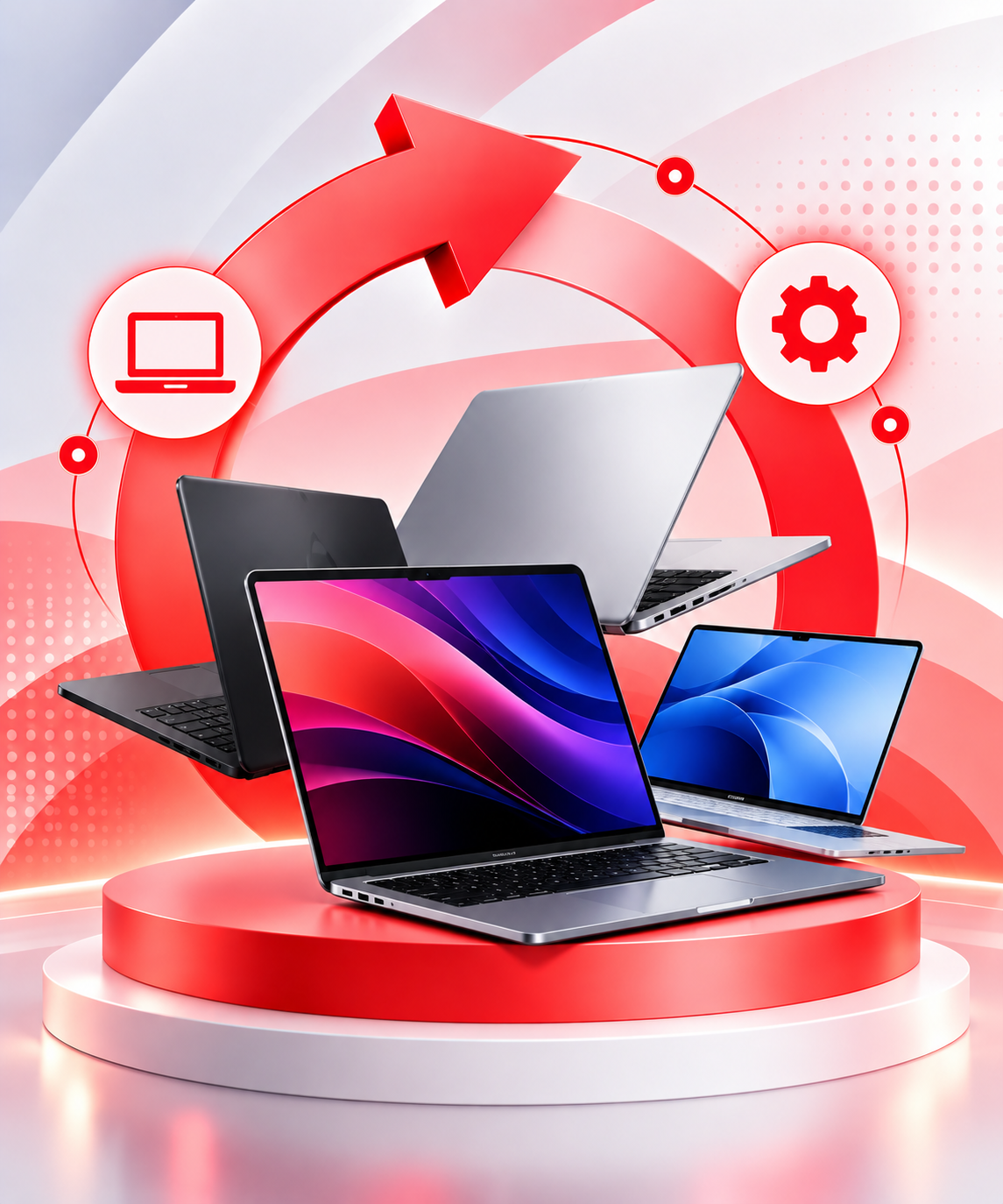 Laptop and computer showcase